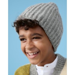 Compleet breipakket - Muts - Cool Merino - Kids 15 (model 12)