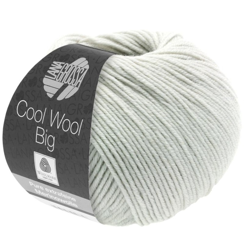 Lana Grossa Cool Wool Big 1002 Weißgrau