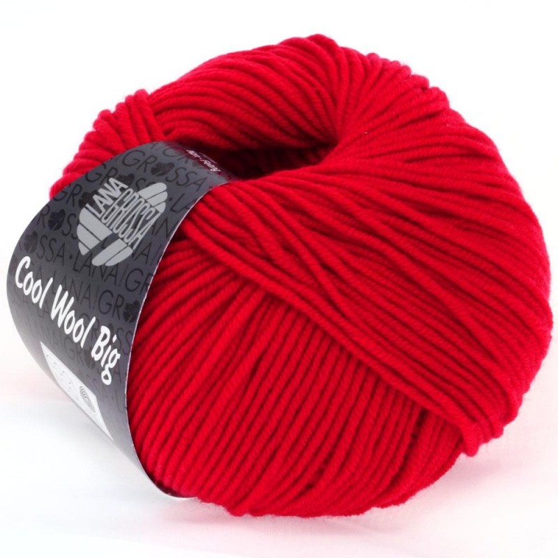 Lana Grossa Cool Wool Big 648 Karminrot