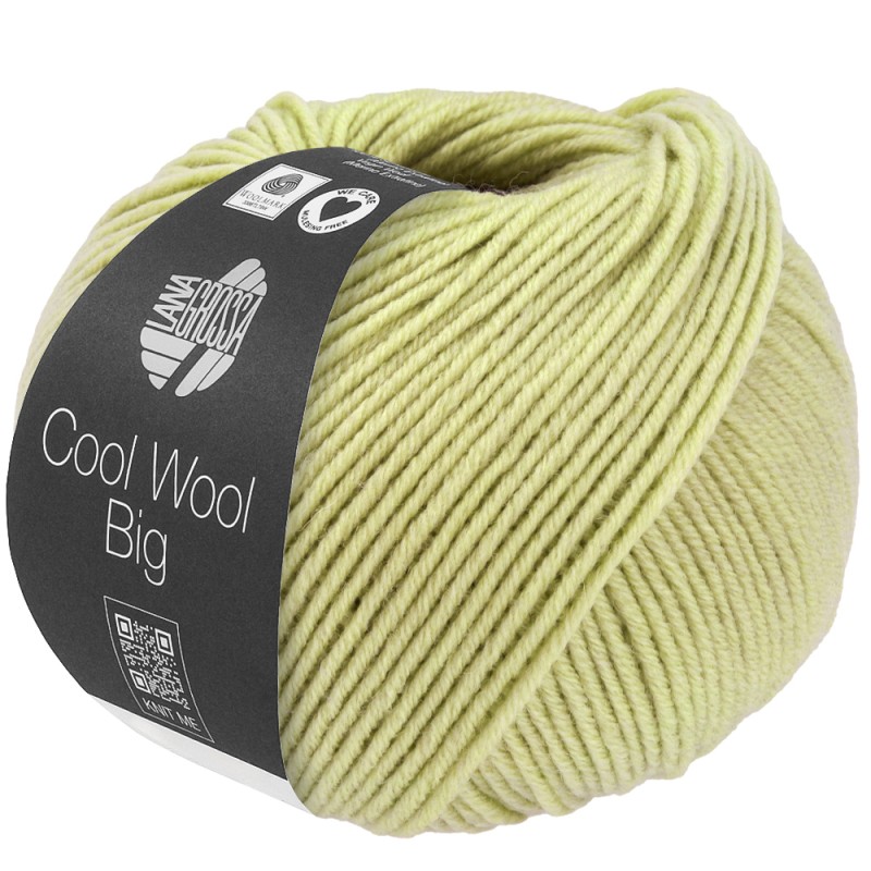 Lana Grossa Cool Wool Big 1029 Birkengrün