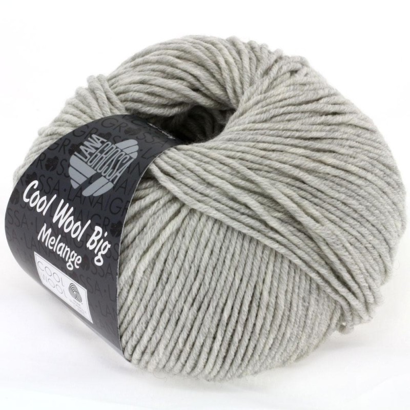 Lana Grossa Cool Wool Big 616 Hellgrau meliert