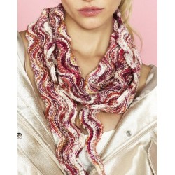 Compleet breipakket - Sjaal - Wunderklecks  - Knit the Cat 12 (model 31) Duitstalig