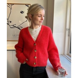 Compleet Breipakket - Vest - Tynn Peer Gynt & Silkhair - PetiteKnit - Agnete Cardigan