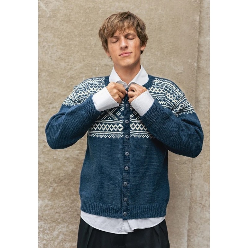 Vest - Peer Gynt - Sandnes Garn - Setesdal Cardigan Men