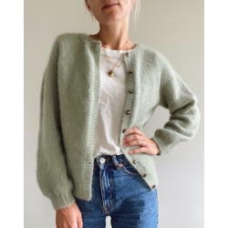 Compleet Breipakket - Vest - Tynn Silk Mohair - PetiteKnit - Novice Cardigan Mohair Edition