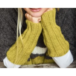 Compleet breipakket - Polswarmers - Brigitte No. 2 - Lana Grossa Kids 11 (model 06)