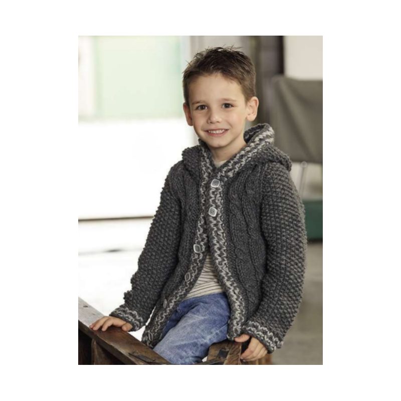 Vestje - Mille II - Lana Grossa Kids 11 (model 41)