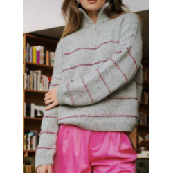 Compleet breipakket - Trui - Cool Merino & Brigitte No. 2 - Journal 62 (model 8)