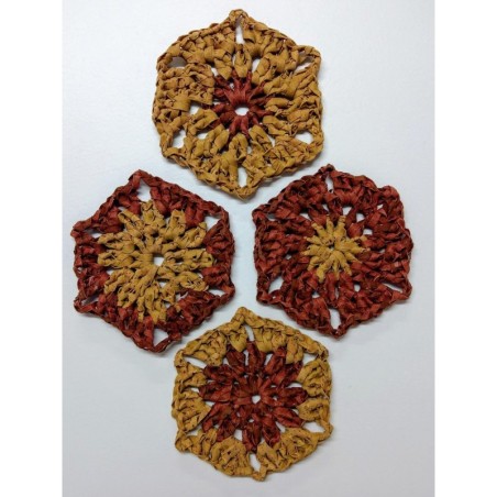 Gehaakte kurken onderzetters