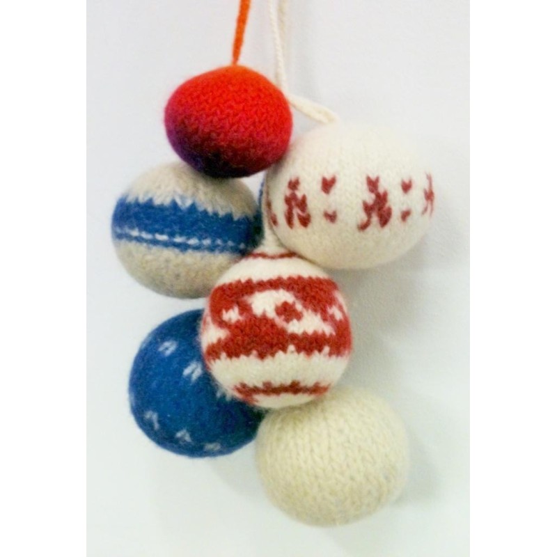 Vervilte kerstballen