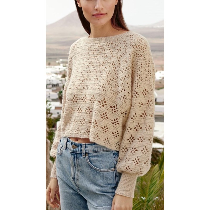 Compleet Haakpakket - Trui - Ecopuno - Häkeln 4 (model 7)