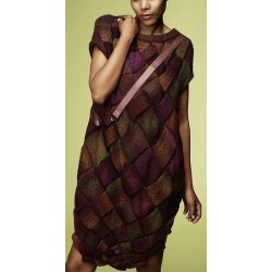 Compleet breipakket - Jurk - Zauberball Starke 6 - Knit the Cat 10 (model 29)