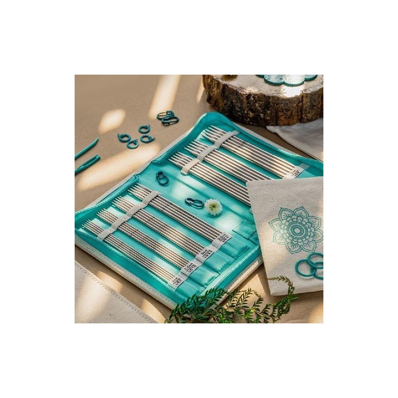 Knitpro Mindful Lace sokkennaaldenset (15 cm) Grateful