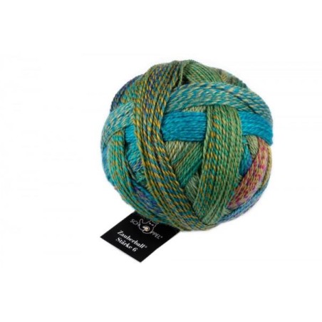 Schoppel Wolle Zauberball Stärke 6 2404 Tiefe Wasser