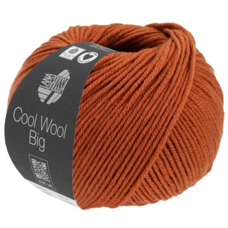 Lana Grossa Cool Wool Big 1608 Rotorange meliert