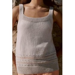 Top - Cotton Wool - Linea Pura 16 (model 30) twinset