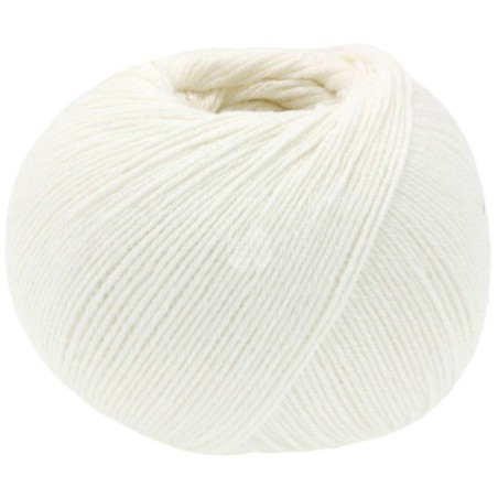 Lana Grossa Cotton Wool 011 Weiß