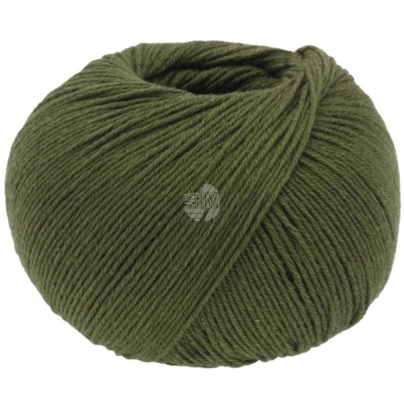Lana Grossa Cotton Wool 018 Resedagrün