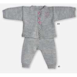 Vestje en broekje - Cool Wool Baby - Filati Infanti 16 (model 40&41)
