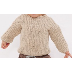 Compleet Breipakket - Trui - Natural Alpaca Pelo - Infanti 19 (model 39)