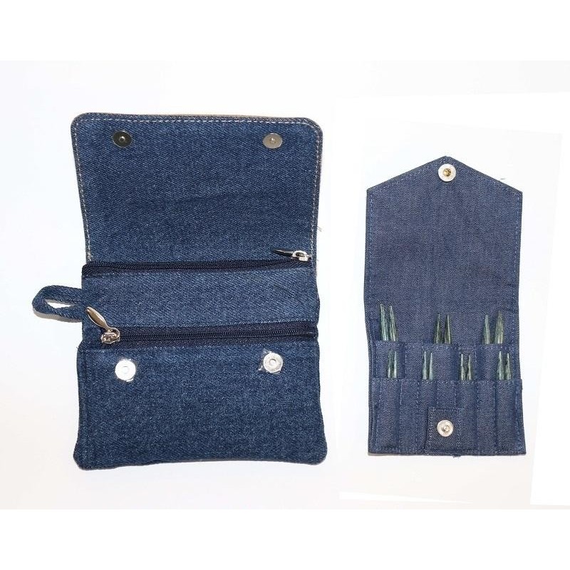 KnitPro Indigo set met extra korte naaldpunten