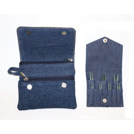 KnitPro Indigo set met extra korte naaldpunten