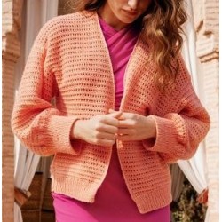 Compleet Haakpakket - Vest - Ecopuno - Haken 5 (model 24)