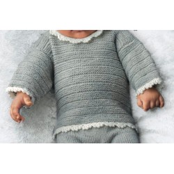 Compleet breikpakket - Truitje - Cool Wool Baby - Infanti 16 (model 4)