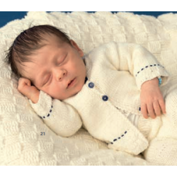 Compleet Breipakket - Vestje - Soft Cotton - Infanti 16 (model 21)