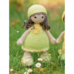 Compleet Haakpakket - Meisjespop - Cool Wool Baby - Infanti 16 (model 61)