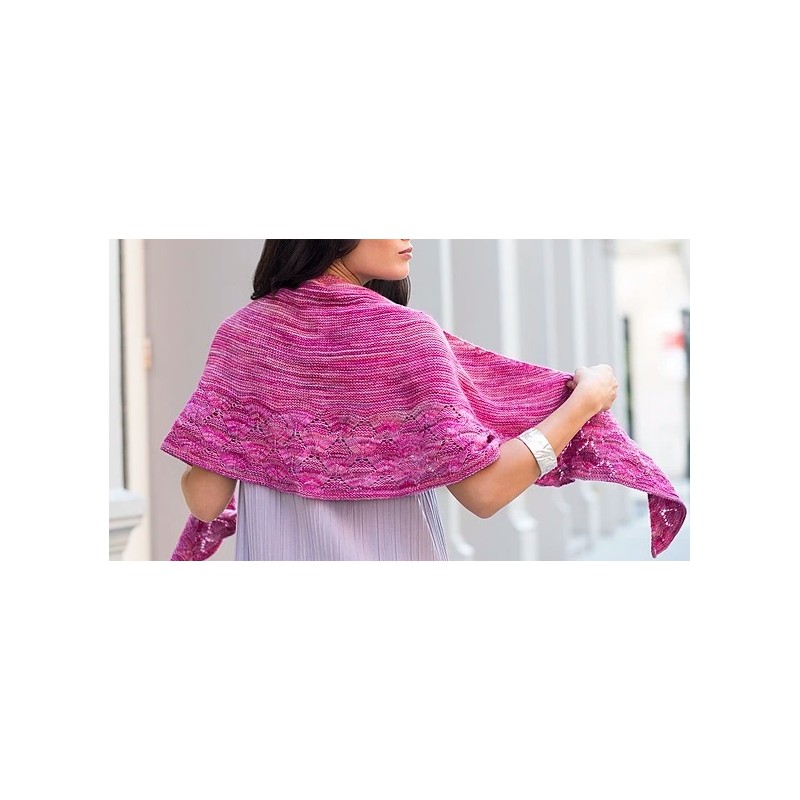 Omslagdoek - Malabrigo Sock - Chatsworth