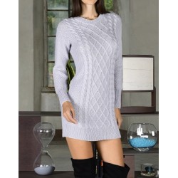 Compleet Breipakket -Jurk - Lana Gatto Feeling - Grey Dress