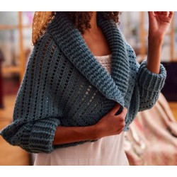 Compleet haakpakket - Vest - 7 Brothers - Huma crocheted cardigan