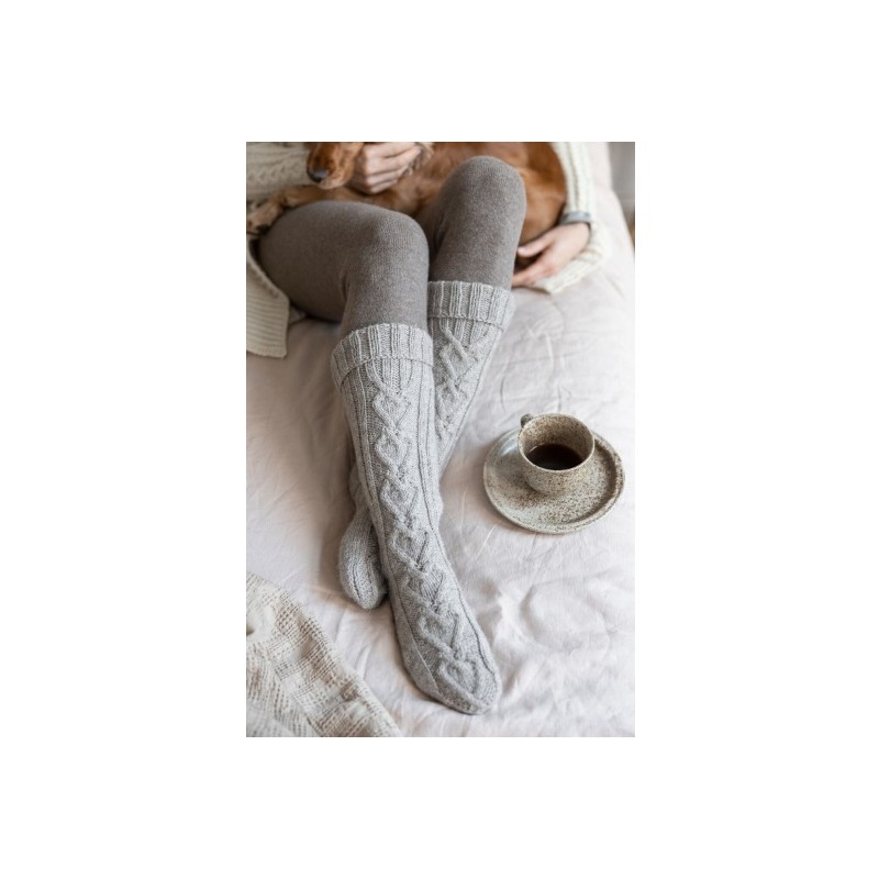 Sokken - 7 Brothers - Hellä-cable socks