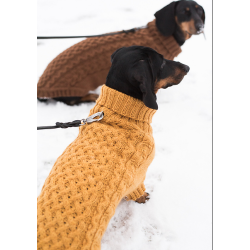 Compleet breipakket - Hondentrui - Novita 7 Brothers - Cabled Dog Sweater