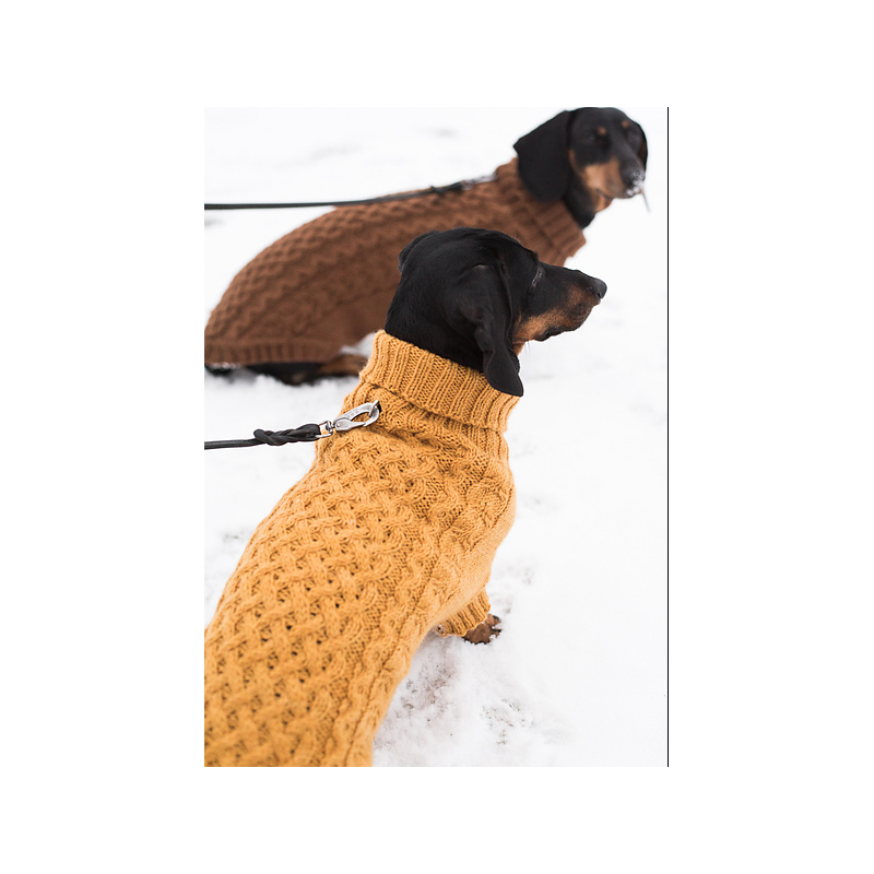 Honden Trui - Novita 7 Brothers - Cabled Dog Sweater