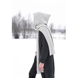 Compleet Breipakket - Sjaal - Novita 7 Brothers - Vayla Hooded Scarf