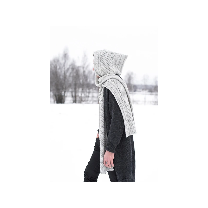 Sjaal - Novita 7 Brothers - Vayla Hooded Scarf