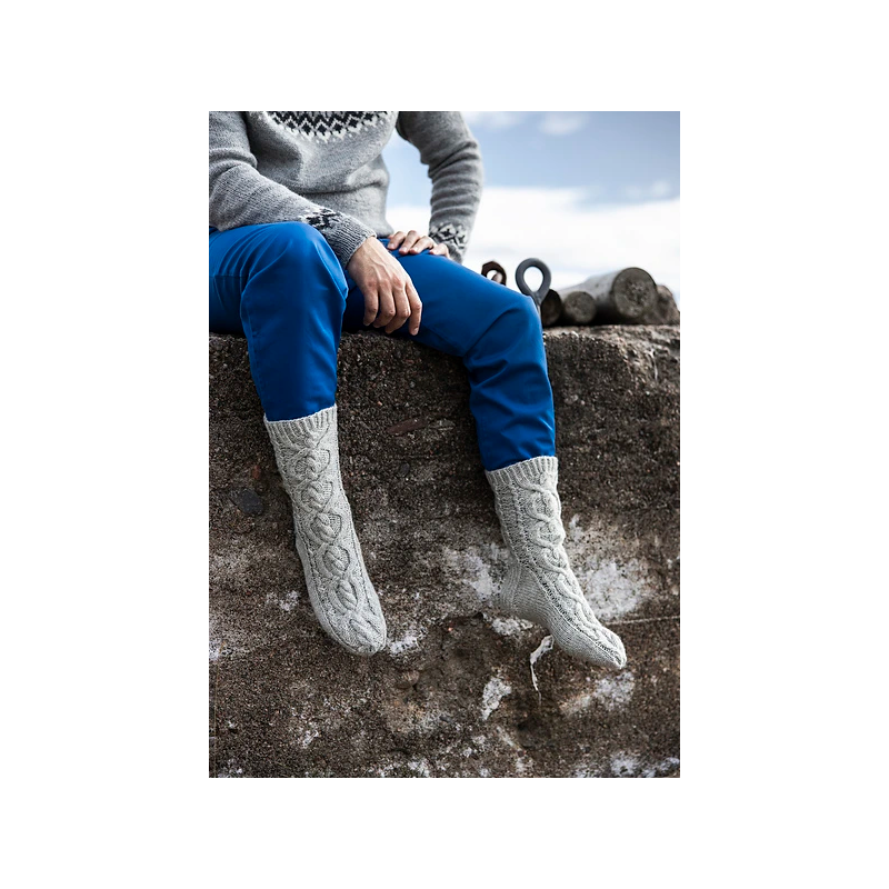 Sokken - Novita 7 Brothers - Stig Cabled Socks