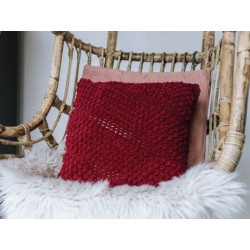 Compleet Haakpakket - Velvet Popcorn Kussen - Durable Velvet