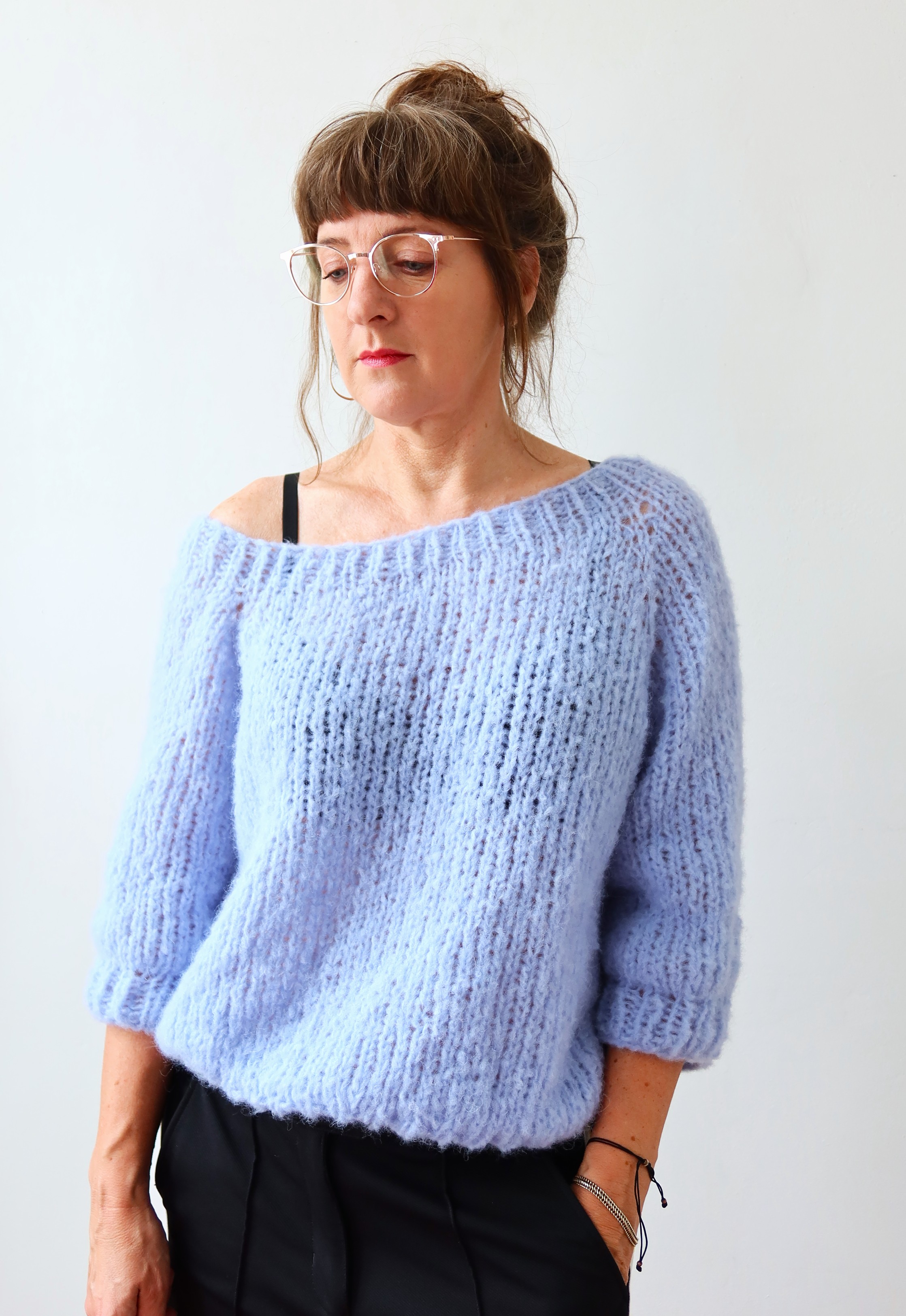 Trui - Baby Alpaca - Dol-op-Wol-Design - Nordic Nebula Sweater