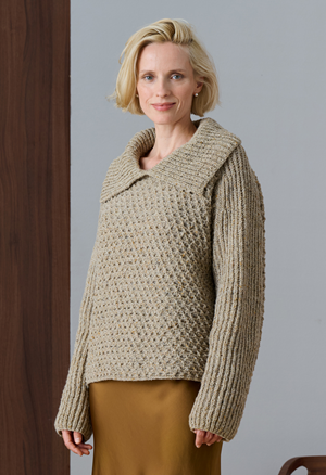 Trui - landlust soft tweed 180 - Classici 29 (model 17)