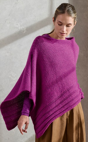 Poncho - Cool Merino Big - Easy 2 (model 6)