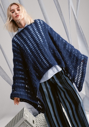 Poncho - Mohair di Gio - Easy 3 (model 6)