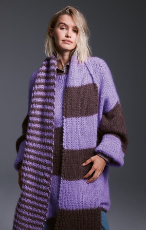 Sjaal - Mohair di Gio - Easy 3 (model 9)
