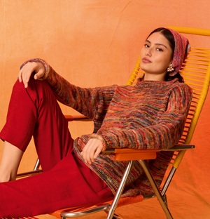 Trui - Cotonella Multi - Gomitolo 17 (Model 14)