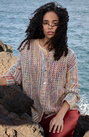 Vest - Cotonella Multi - Gomitolo 15 (model 10)