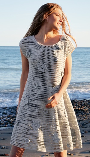 Jurk - Cotonella Uni - Haken 9 (model 23)