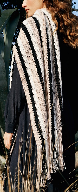 Compleet Haakpakket - Schouderdoek - Elastico - Haken 5 (model 1)