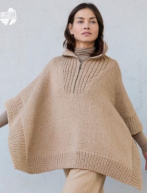 Poncho - Winter Softness - Lookbook 19 (model 18)